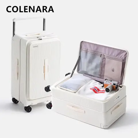 COLENARA 수하물 여행 가방 20인치 탑승 상자 ABS+PC 트롤리 케이스 24 