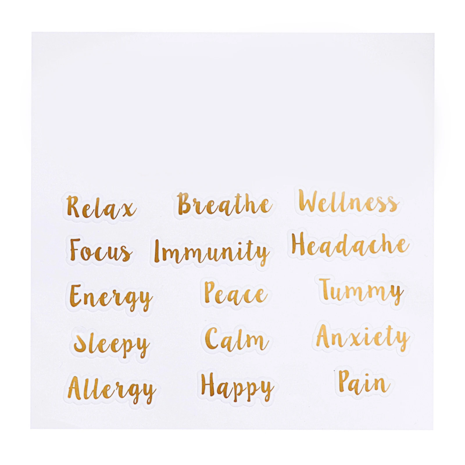 

5 Sheets Essential Oil Bottle Labels Letters Tag Stickers Creative Oil Bottle Decals Self-adhesive Pasters