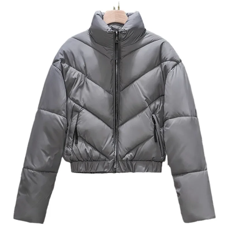 Winter Jacket 2024 Korean Women Puffer Parkas Thick Warm Cotton Padded Coat Female Loose Outwear Clothes Short Jacket Overcoat