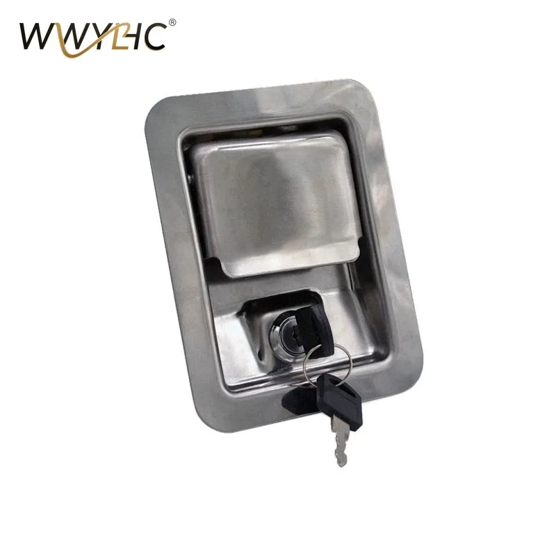 Suitable for Industrial Equipment Generator Set Distribution Cabinet Door Lock Stainless Steel Mechanical Door Lock Mute