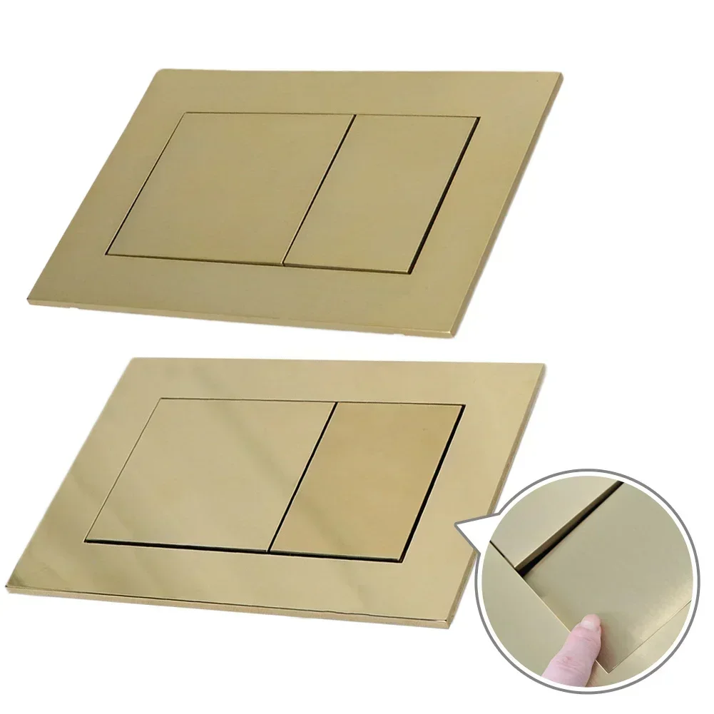 Dual Flush Actuator Plate Toilet Flush Button Concealed Cisterns Water Tank Panel Switch Bathroom Hardware