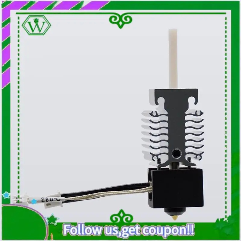 

ABIK-для Ender-3-V3 SE комплект сопел Hotend 0,4 мм 24 В 40 Вт металлический нагревательный блок экструдер комплект Hotend