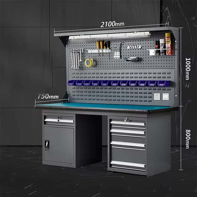 Industrial Metal Cabinet 5 Drawers For Garage Storage Anti-static 150kg Load Capacity Modern Tool Chest 3-Year Warranty Side
