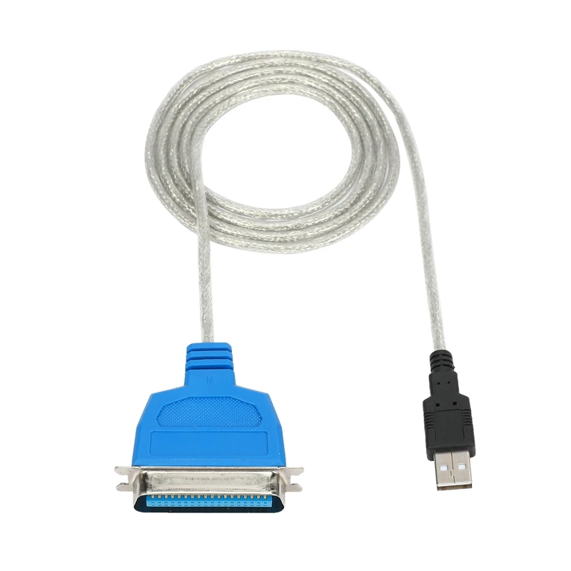 Female Port Parallel Printer Print Converter Cable USB To CN36 Adapter Cable