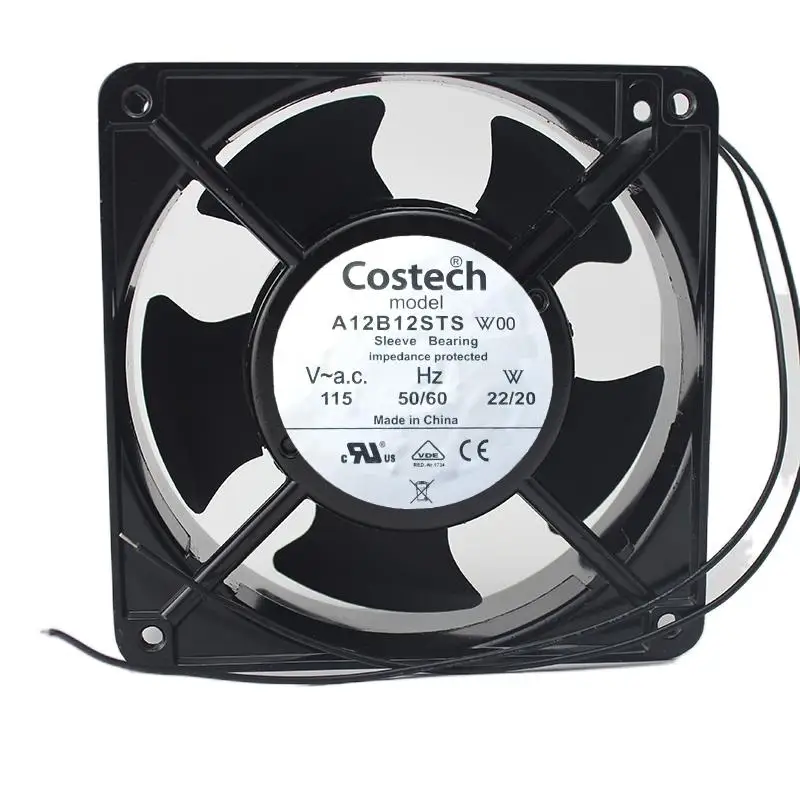 

Охлаждающий вентилятор Costech A12B12STS W00 12 см 115 В 22 20 Вт