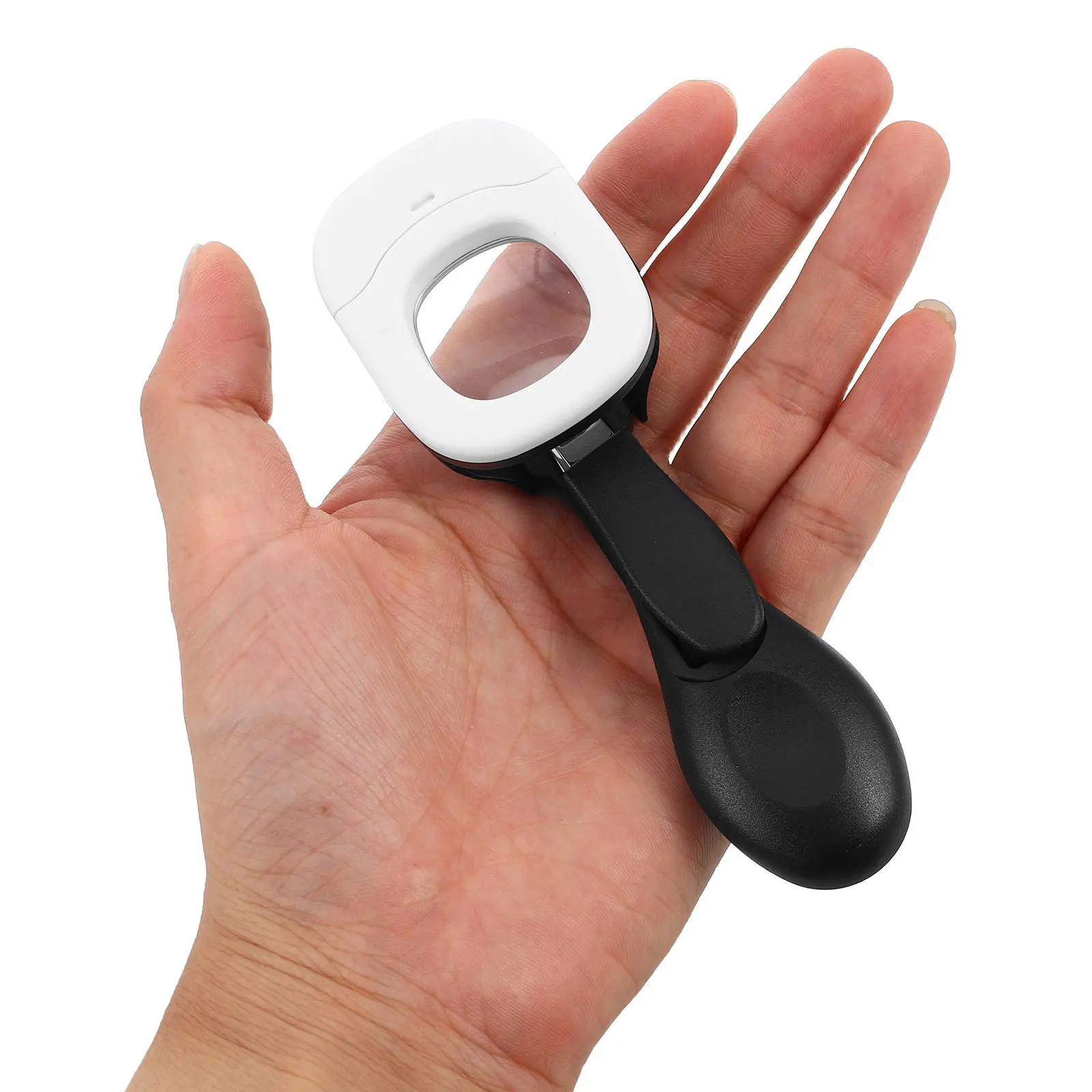 Baby Nail Trimmer with Magnifying Glass, Ergonomic Stainless Steel Blades for Safe & Precise Newborn Grooming