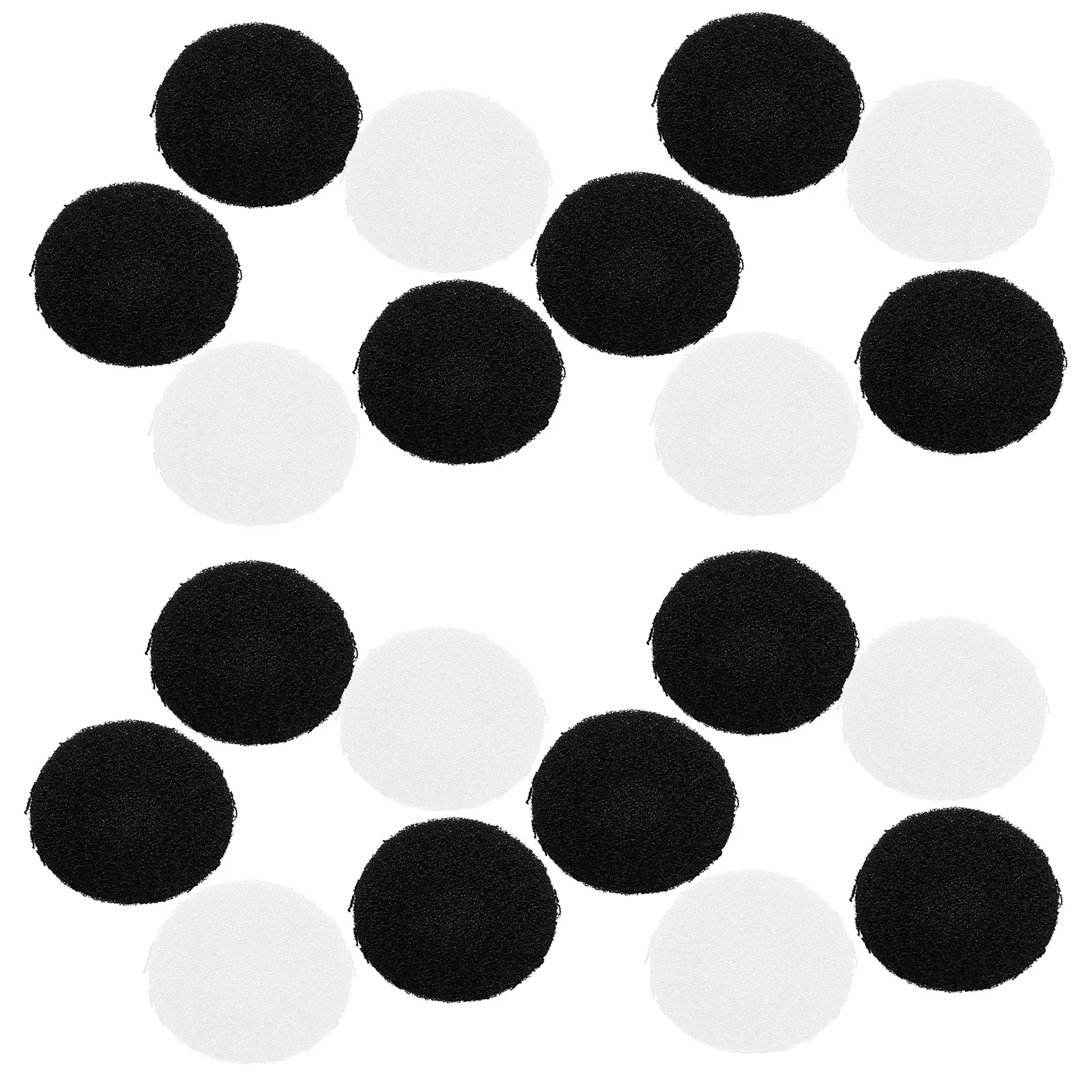 

100pcs 18mm Sponge Earphone Covers Black White Replacement Tips Long Lasting Comfort Universal Fit Lightweight Material