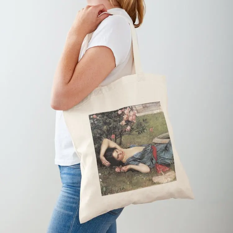 Sweet Summer - John William Waterhouse Tote Bag Customizable tote bag shopping trolley bag Candy bags