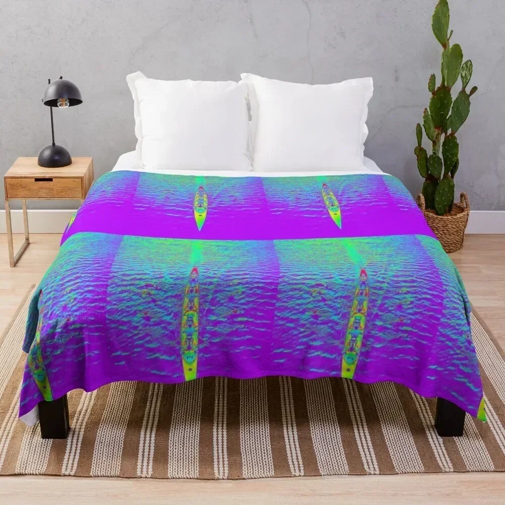 

Thermal Rowing Team Throw Blanket Cozy Napping Blanket Gift for Mom Dad
