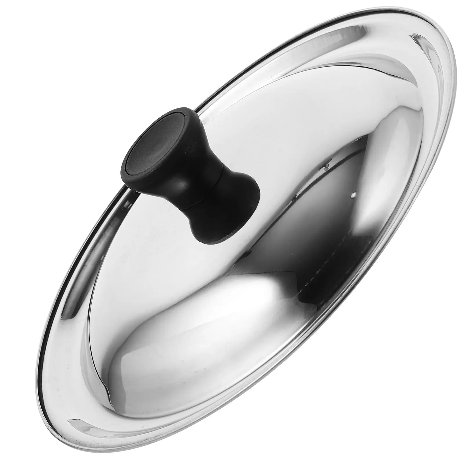 

26 см крышка кастрюли из нержавеющей стали, круглые универсальные крышки для сковородок, крышка кастрюли, металлические кухонные принадлежности, детали посуды, практичное использование