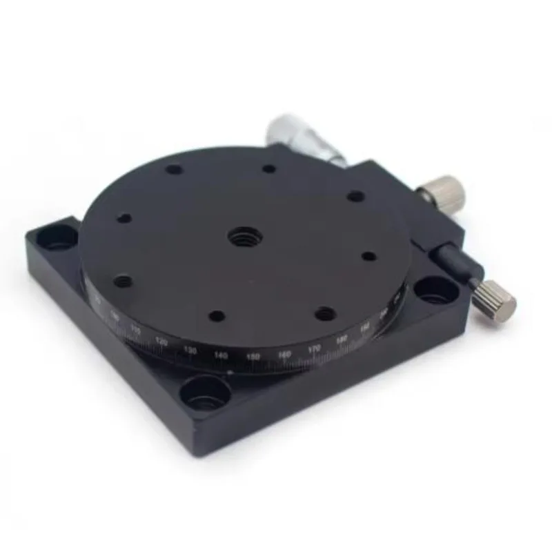 Manual R-Axis Rotary Stage Precision Fine Adjustment Turntable Work Platform RS60-L