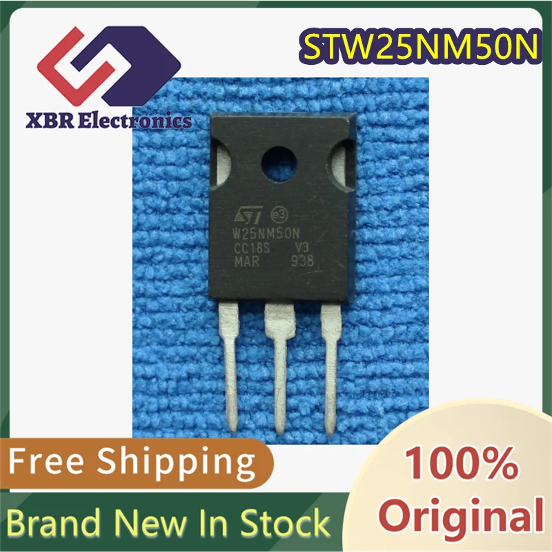 

(5/50 piece) W25NM50N STW25NM50N TO-247 MOSFET 25A/500V Brand New Genuine Original In Stock Free Shipping