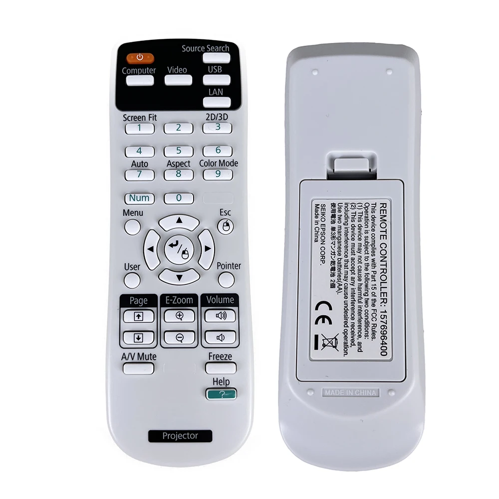 

New Original For Epson 157696400 Projector Remote Control 1576964 EV-100/105 EB-421i EB-426Wi EB-426WT EB-431i EB-436Wi