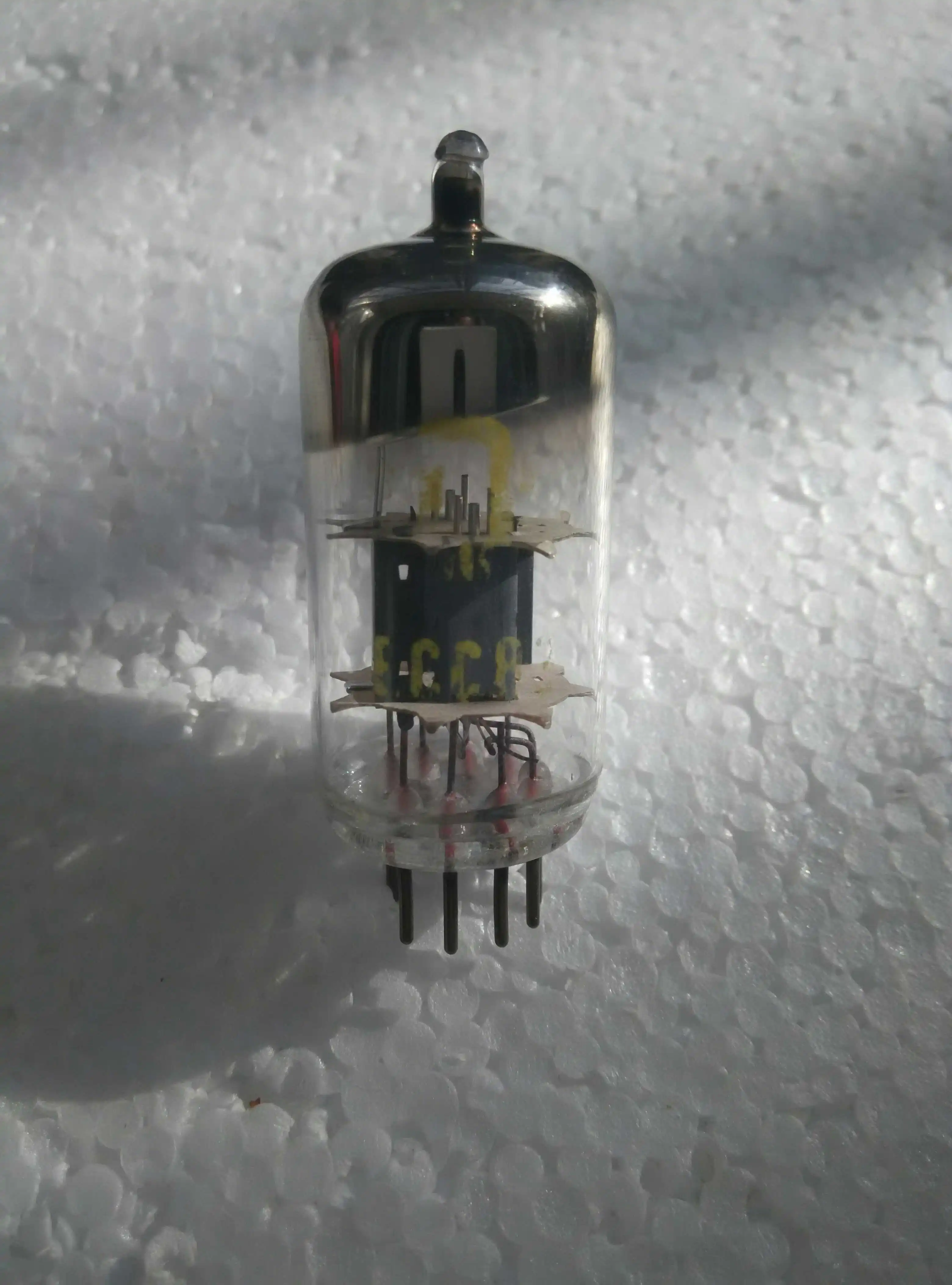 Cincin Melingkar Miring Kelas Antik Jerman Timur ECC83 Pengganti Tabung Elektronik 5751 7025 12AX7 ECC83 Tabung Elektronik