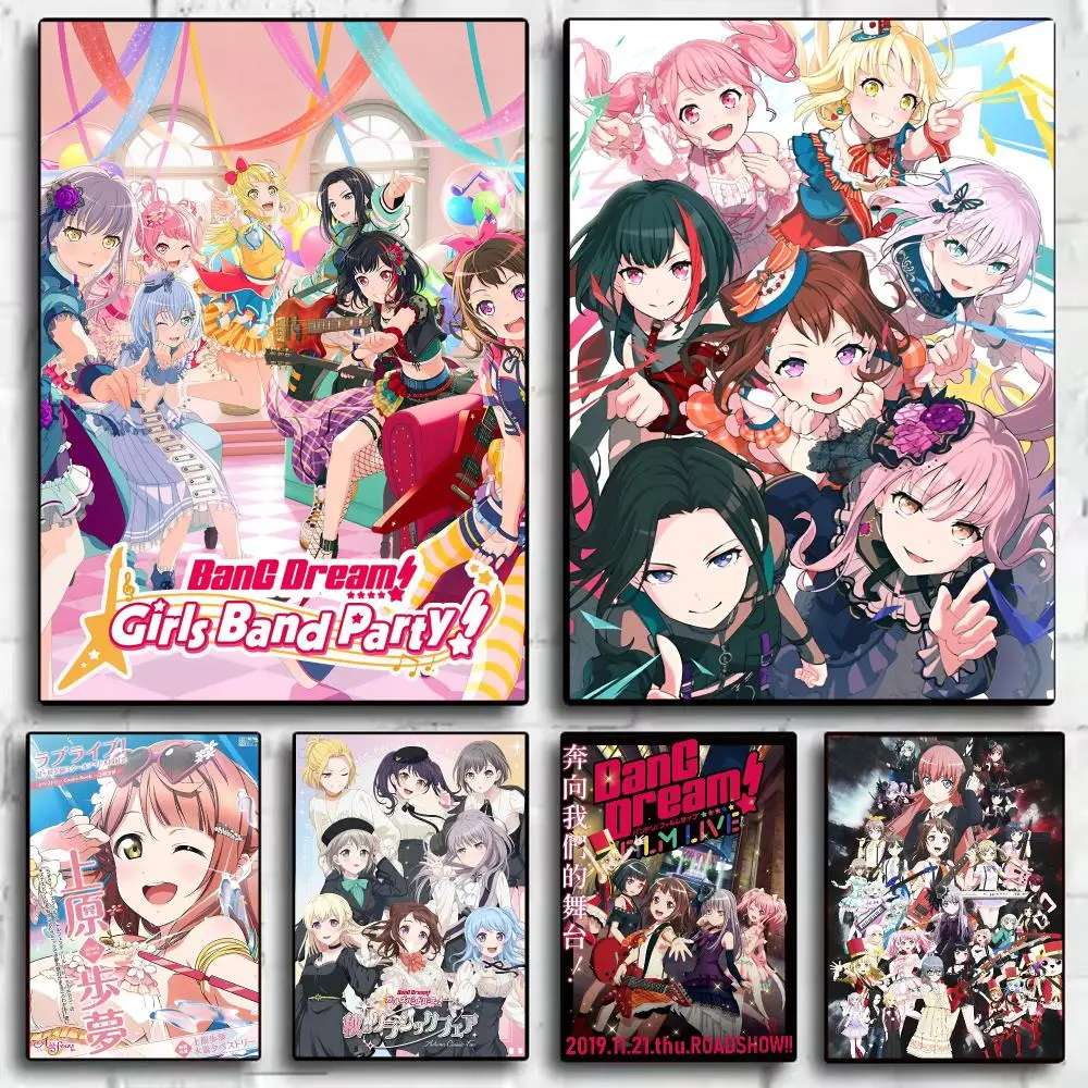 B-BanG Dream! I-It's MyGO! Poster Decorative Wall Sticker Mural Photo Print for Bedroom Living Room Hallway Home Decor Gift