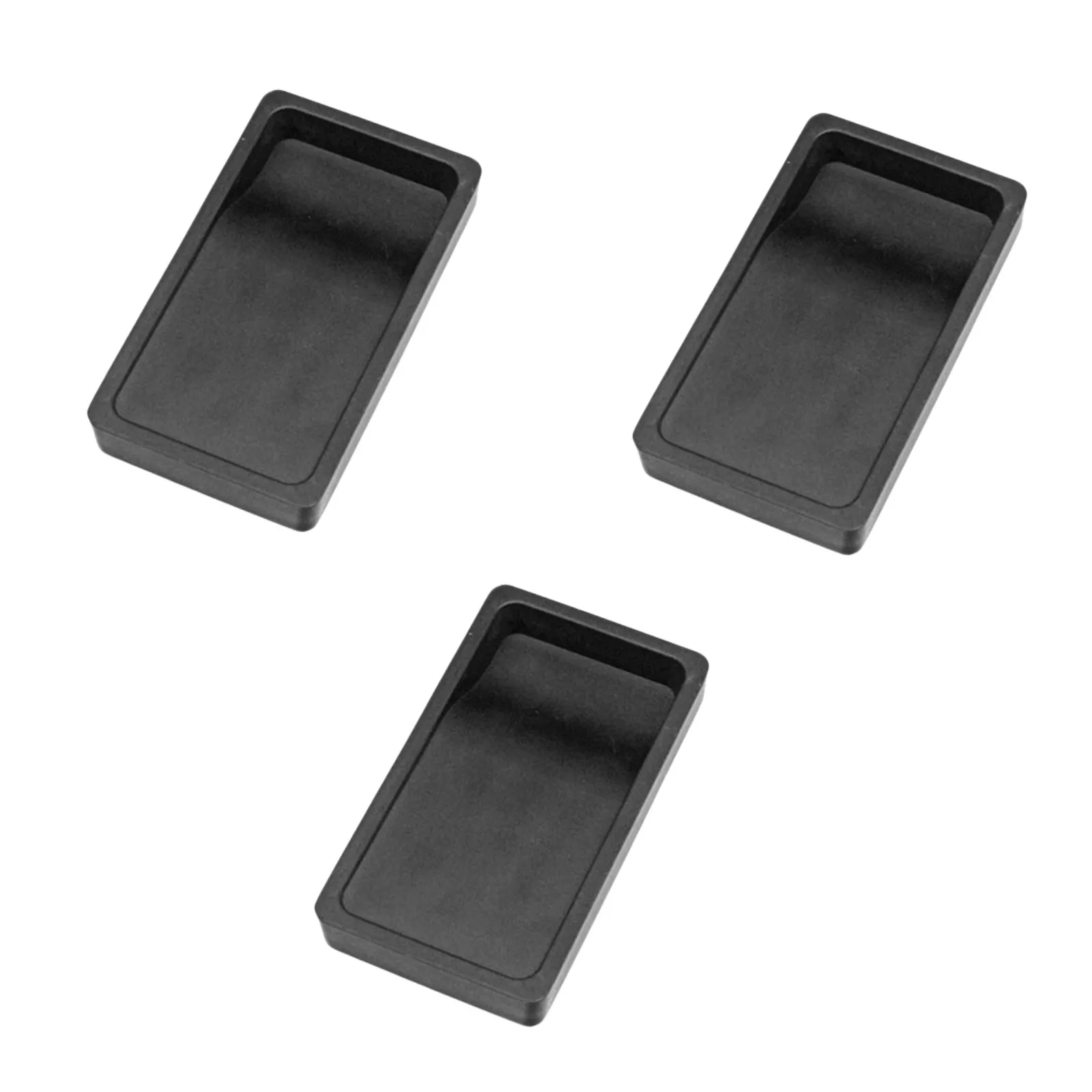 3Pcs Calligraphy Painting Double-Sided Portable Inkslab for Students Drawing Writing Chinese Traditional Accessory