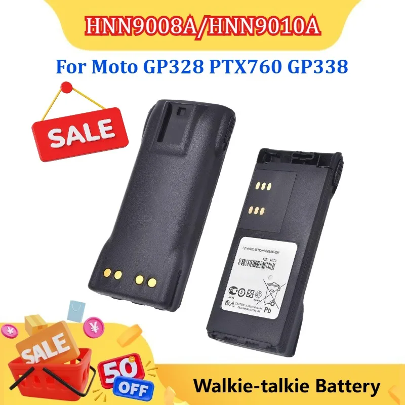 

Walkie-talkie Battery HNN9008A for Moto GP328 PTX760 GP338 HNN9010A Explosion-proof Battery for Moto GP328 GP338 PTX760 PTX700