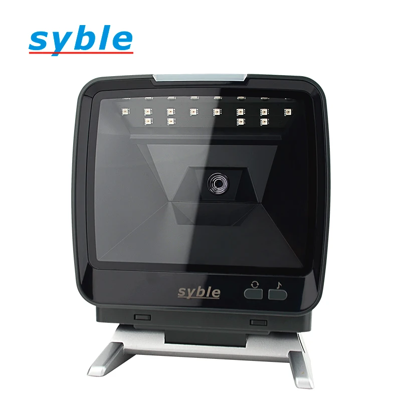 Syble XB-8809H 2D High Speed Wired Desktop Barcode Scanner QR Code Scanner for Pos Systems Price Checker