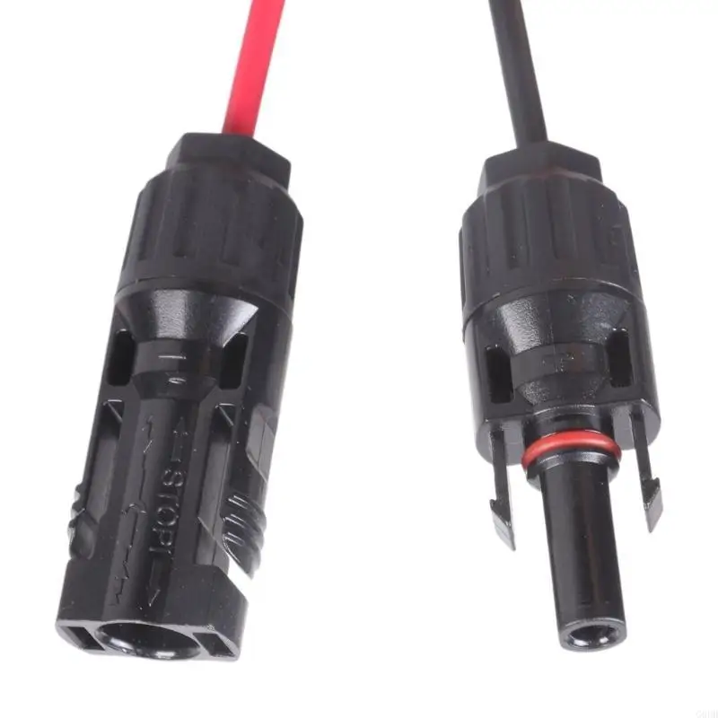 G6DD Solar-Adapter, männlich und weiblich auf 5,5 mm x 2,1 mm männlich, Solarstrom-Verlängerungskabel für Solarpanel-Anschlüsse,