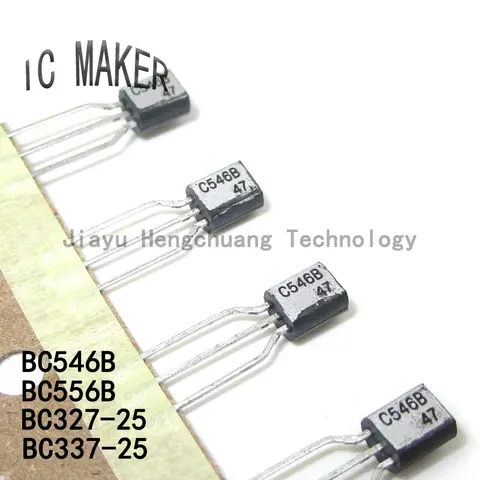 20PCS BC546B C546B BC556B C556B BC337-25 C33725 C33725 BC327-25 C32725 TO-92 amplifier bipolar transistor