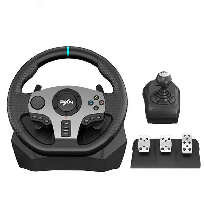 New Gaming Steering Wheel V9 Volante PC Gaming Racing Wheel for PS4/Xbox One/Android TV/Nintendo Switch/Xbox Series S/X