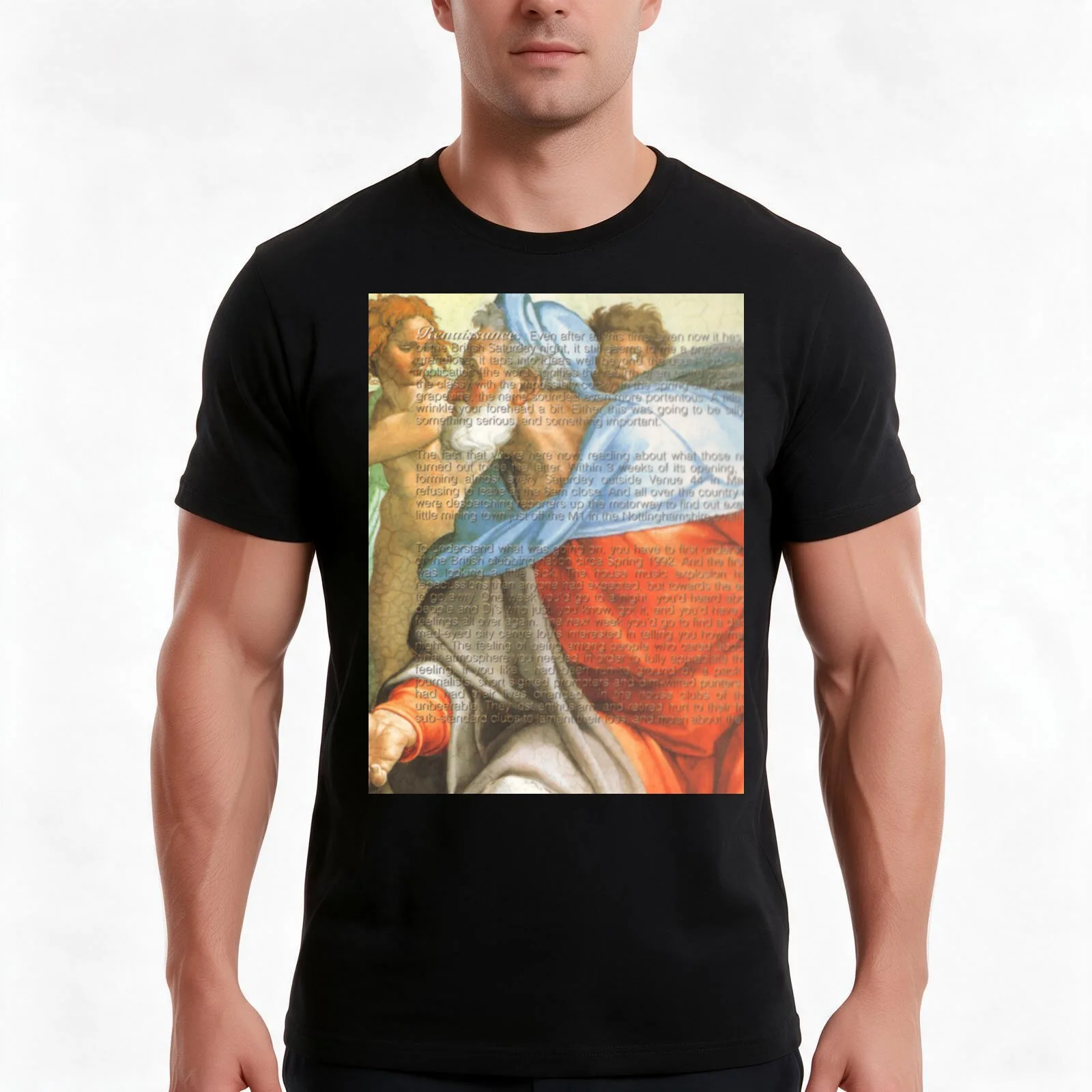 Renaissance By Sasha and John Digweed CD Art T-Shirt Summer Casual Cotton Tee Oversized Streetwear Tops Vintage Graphic Print