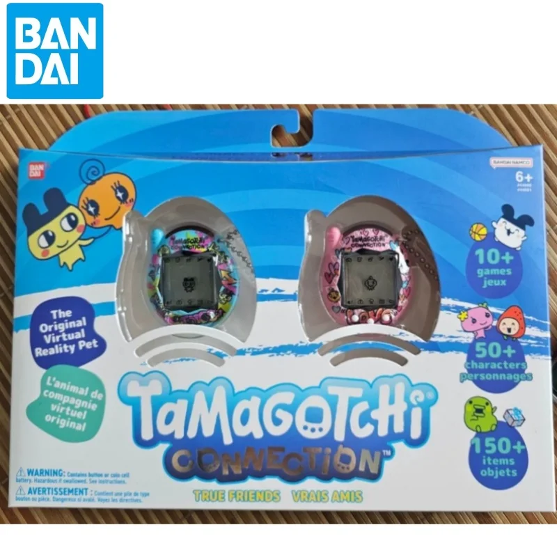 

Оригинальное соединение Bandai Tamagotchi, виртуальная реальность, домашние животные, Детский Электронный Питомец, версия США, портативная игровая консоль