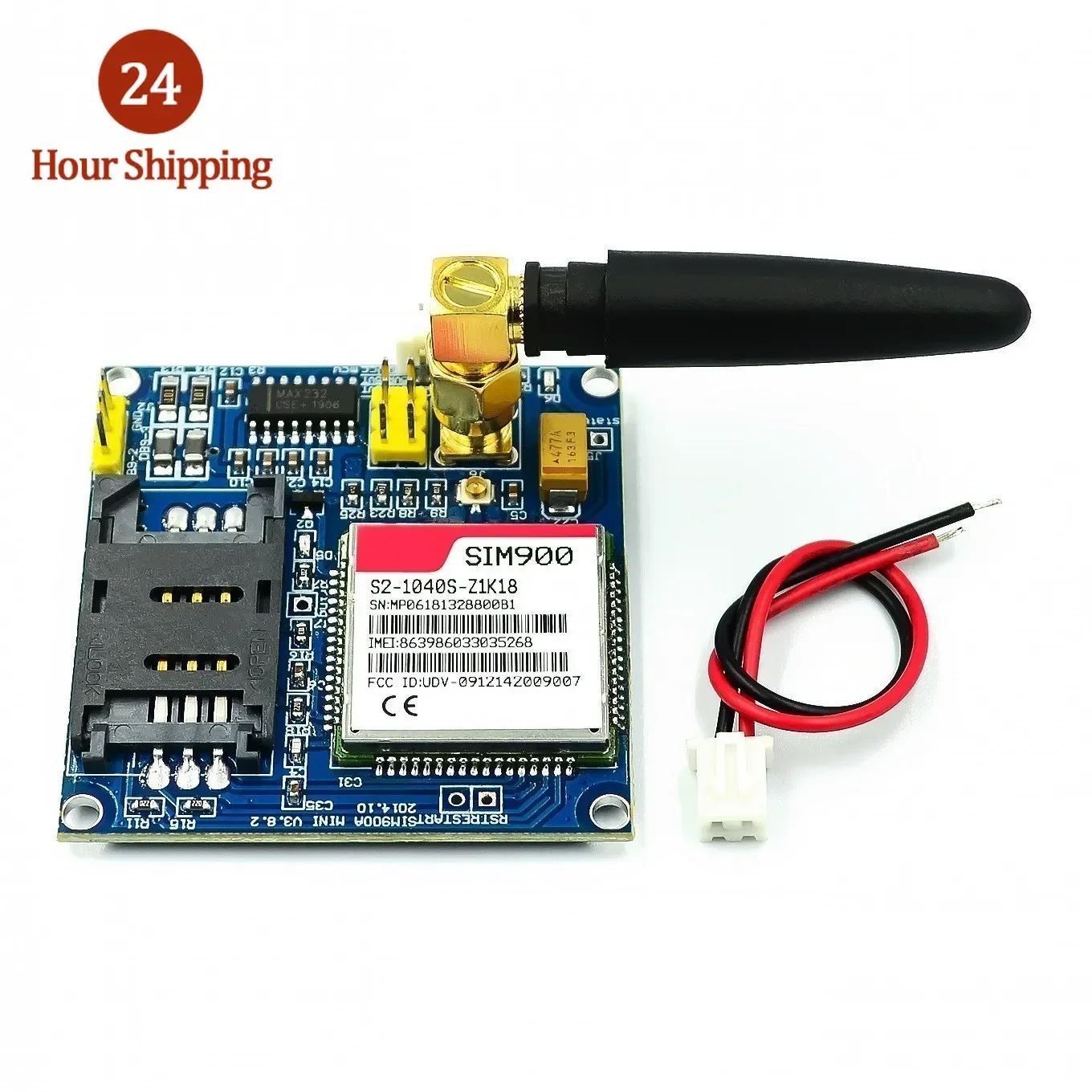 SIM900A sim900 V4.0 Kit Wireless Extension Module GSM GPRS Board Antenna Tested Worldwide Store for arduino