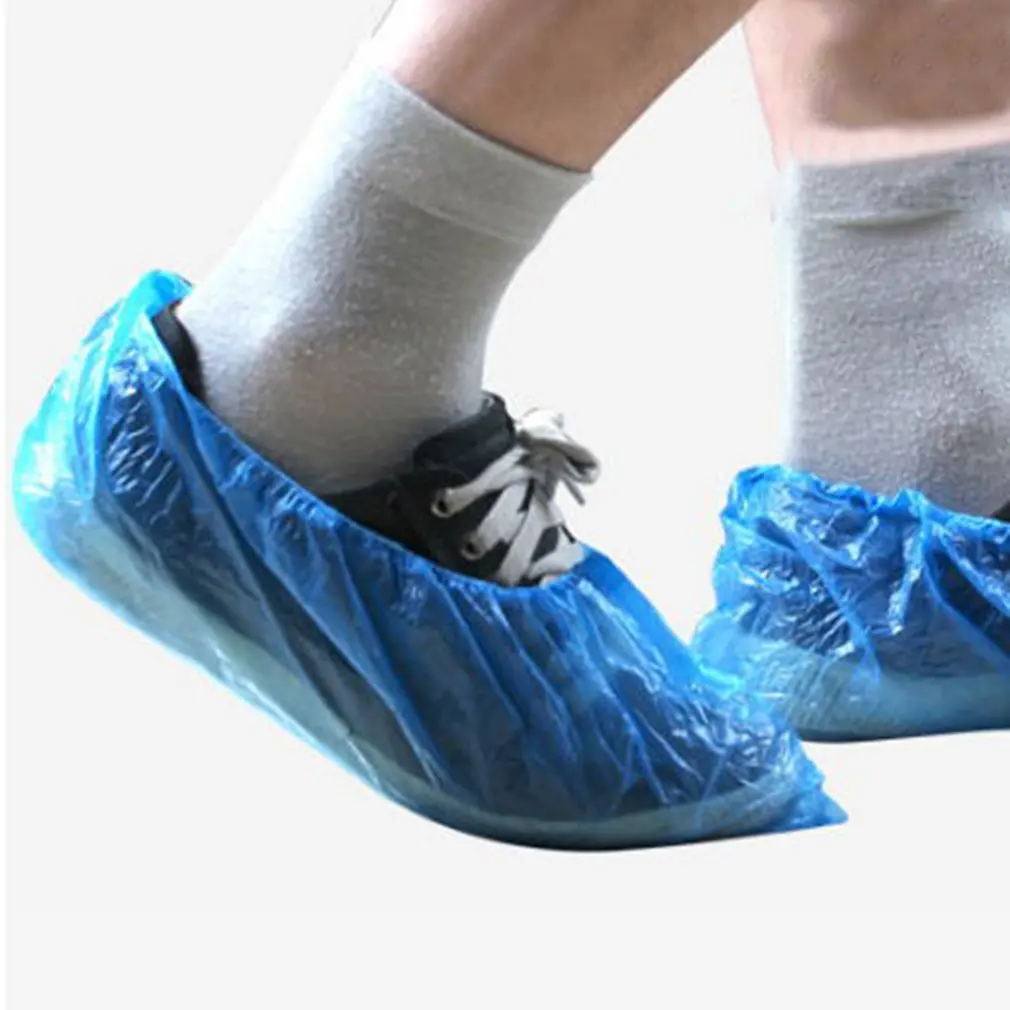 100Pcs Disposable Shoe Covers Outdoor Rainy Day Waterproof Shoe Covers Indoor Carpet Floor Dust Dirt Proof Shoe Cover Dust Cover