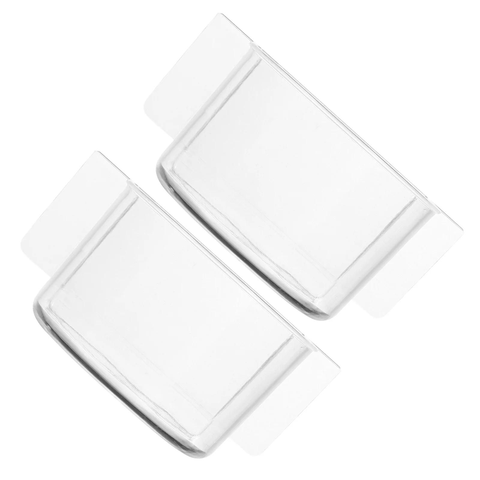 

2pcs Transparent Food Bowl Durable Plastic Feeder Dish Pet Feeding Box For Parrots Pigeons Small Birds Easy Clean Wild Feeder