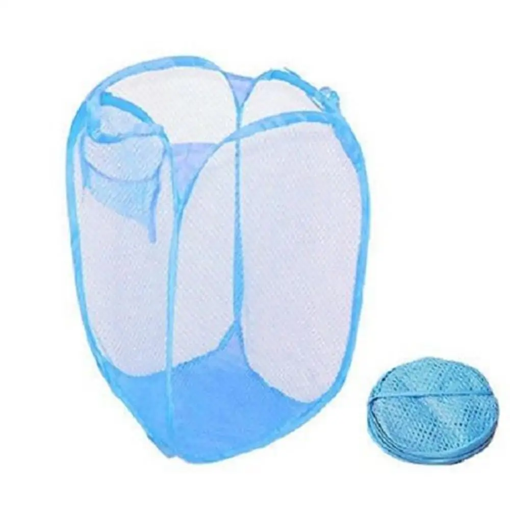 Laundry Bag Pop Up Mesh Dirty Bra Socks Underwear Storage Baskets Foldable Laundry Basket Bag Bin Hamper Storage Mesh Organizer images - 6