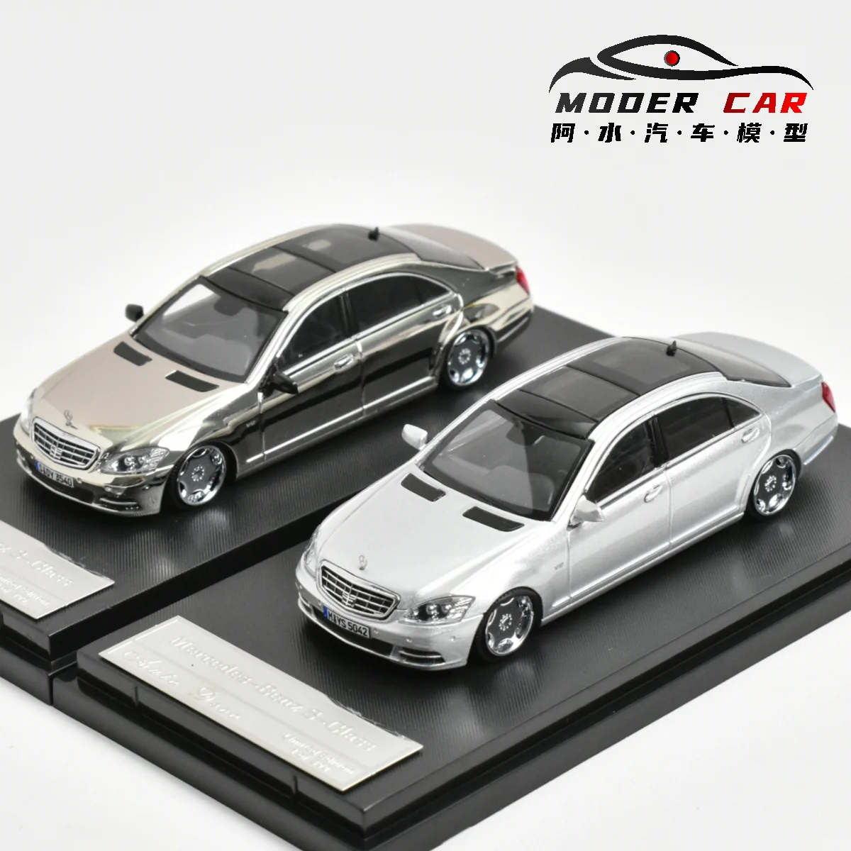 Auto Deco 1:64 S-Class S600L Low lying Diecast Model Car