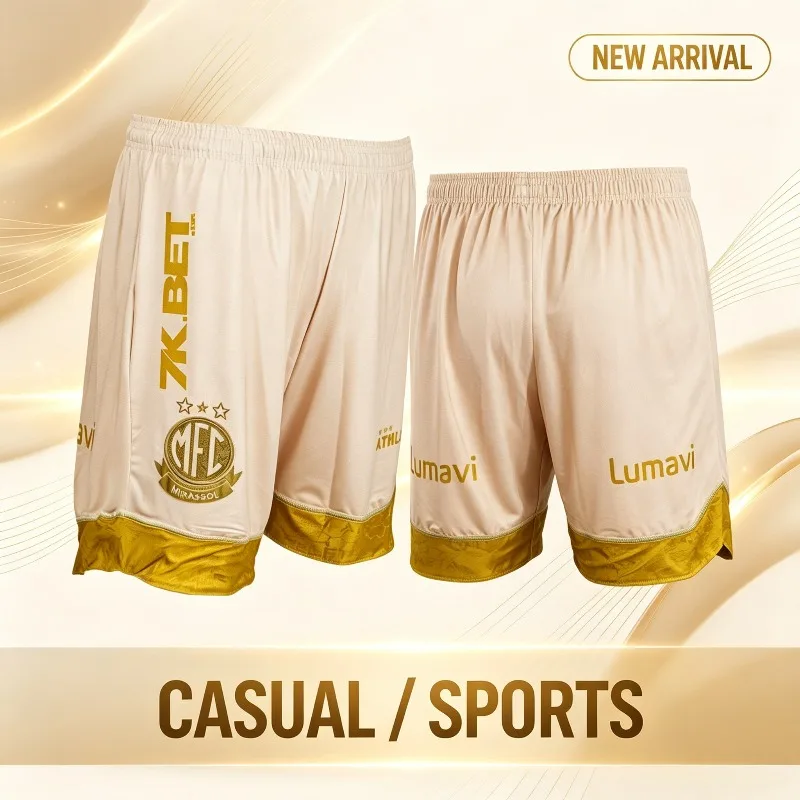 Men Kids Mirasso-stylesl MFC Soccer Shorts Football Training Pants Adult Fan Match Casual Sports Short Pants Front Back Display