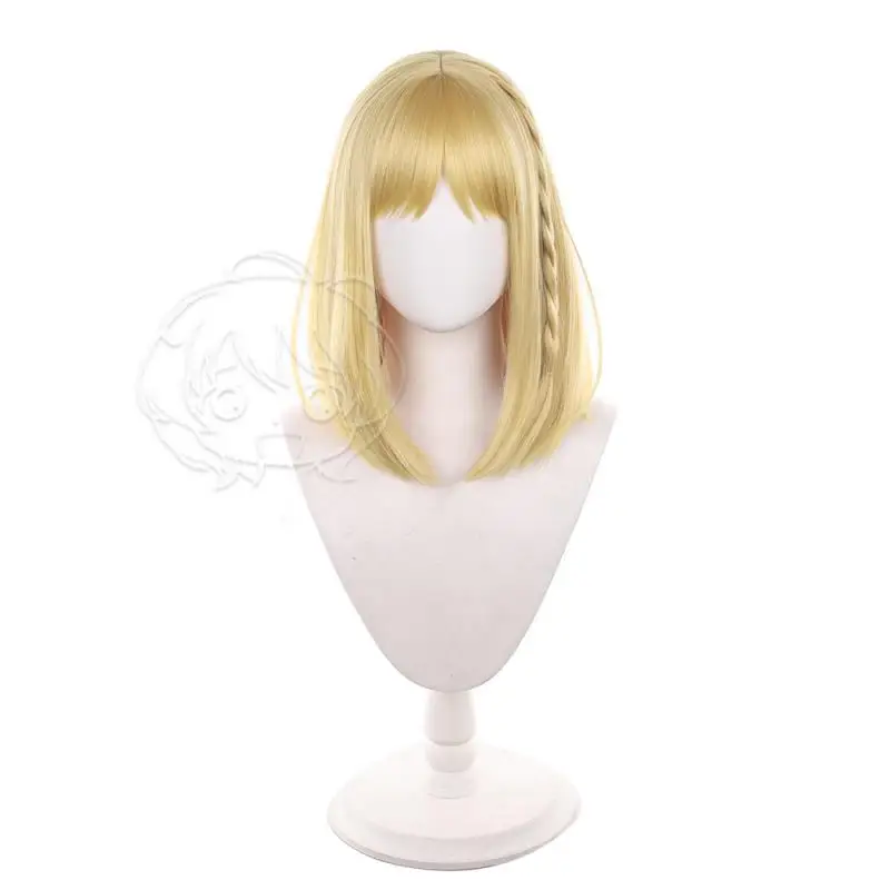 Fates/Trange Fake Sajyo Ayaka Cosplay-Perücken, Cosplay-Kostüme, Kopfbedeckung, 40 cm lang, Simulation der Kopfhaut, dicke, gemischte, bauschige Langhaar-Perücken – Detail 3