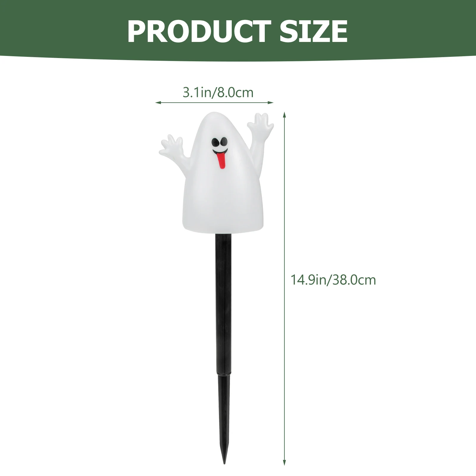 

5 Pcs Ghostly Lights Decorative Lawn Stakes Garden Supplies Halloween Yard Decorations Pumpkin Signs
