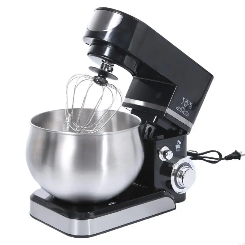 D0AB Efficient 5L Home Baking Mixer Dough Maker Cake Mixer Mixing Bowl Home Stand Mixer Baking Device Suitable for Baking