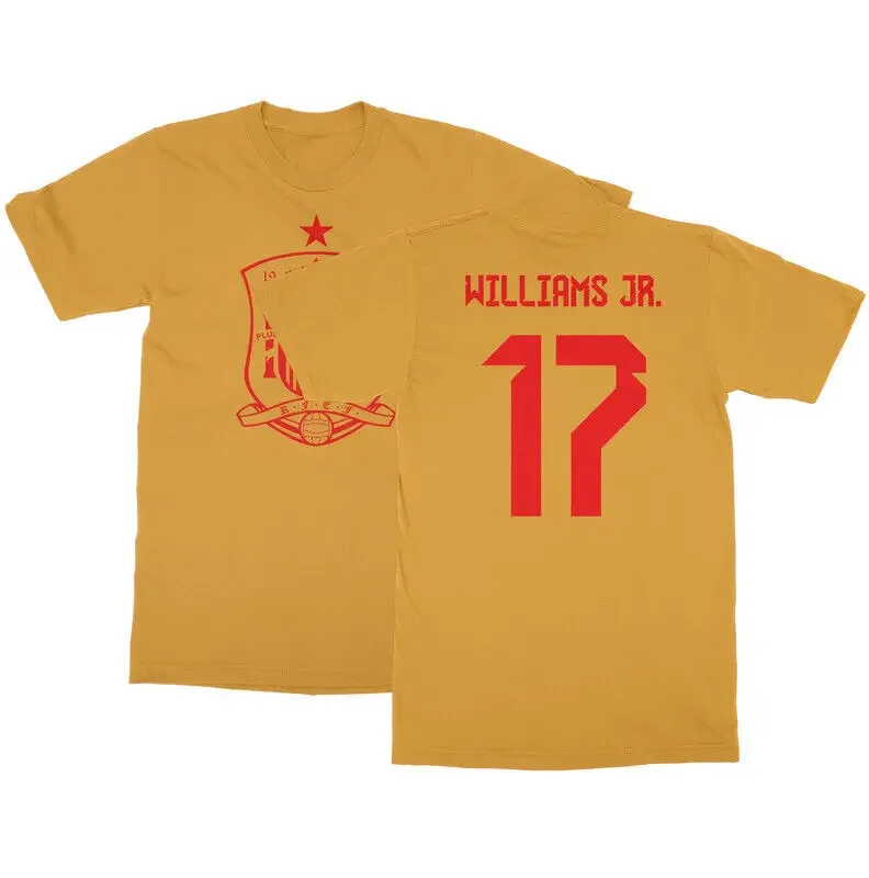 Spain Soccer Cup Fan - Williams Jr. 17 Jersey Style Unisex T-Shirt