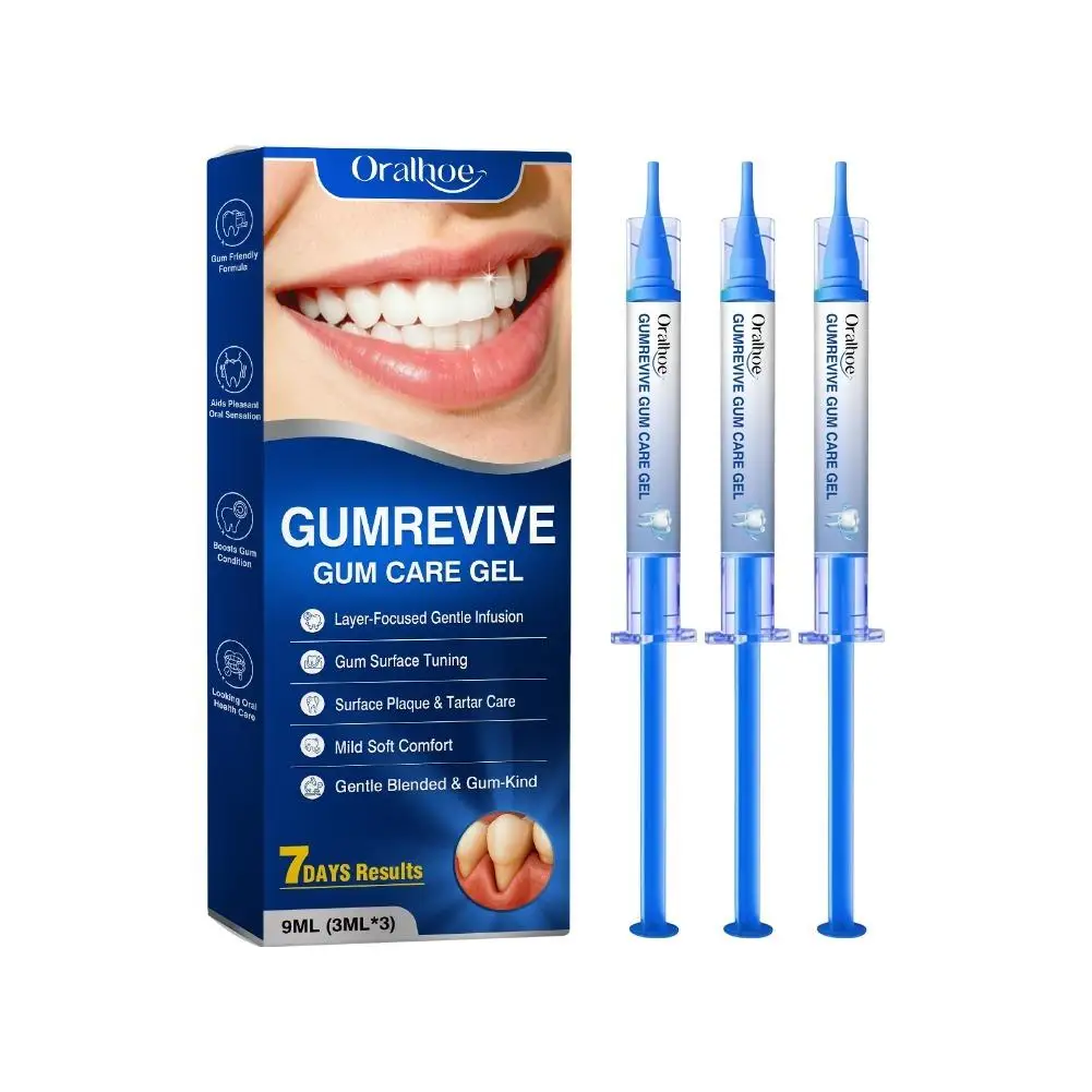Gum Protection Gel Deep Nourishing Oral Care Formula Gentle Teeth and Gum Cleaning Plaque Buildup Care with Targeted Applicator