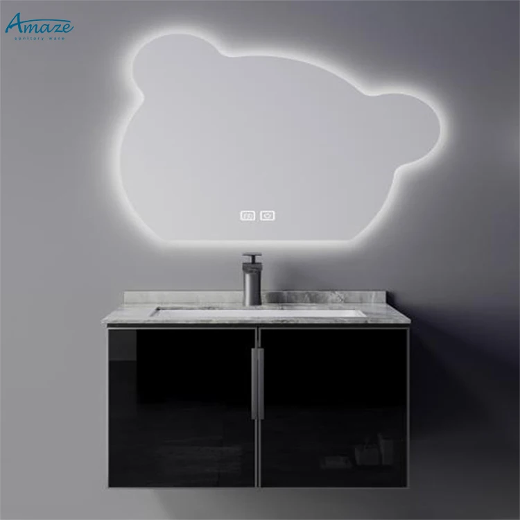 Wall-mounted Vanity Set para banheiro, design personalizado, estilo moderno, fabricante Hot Sale