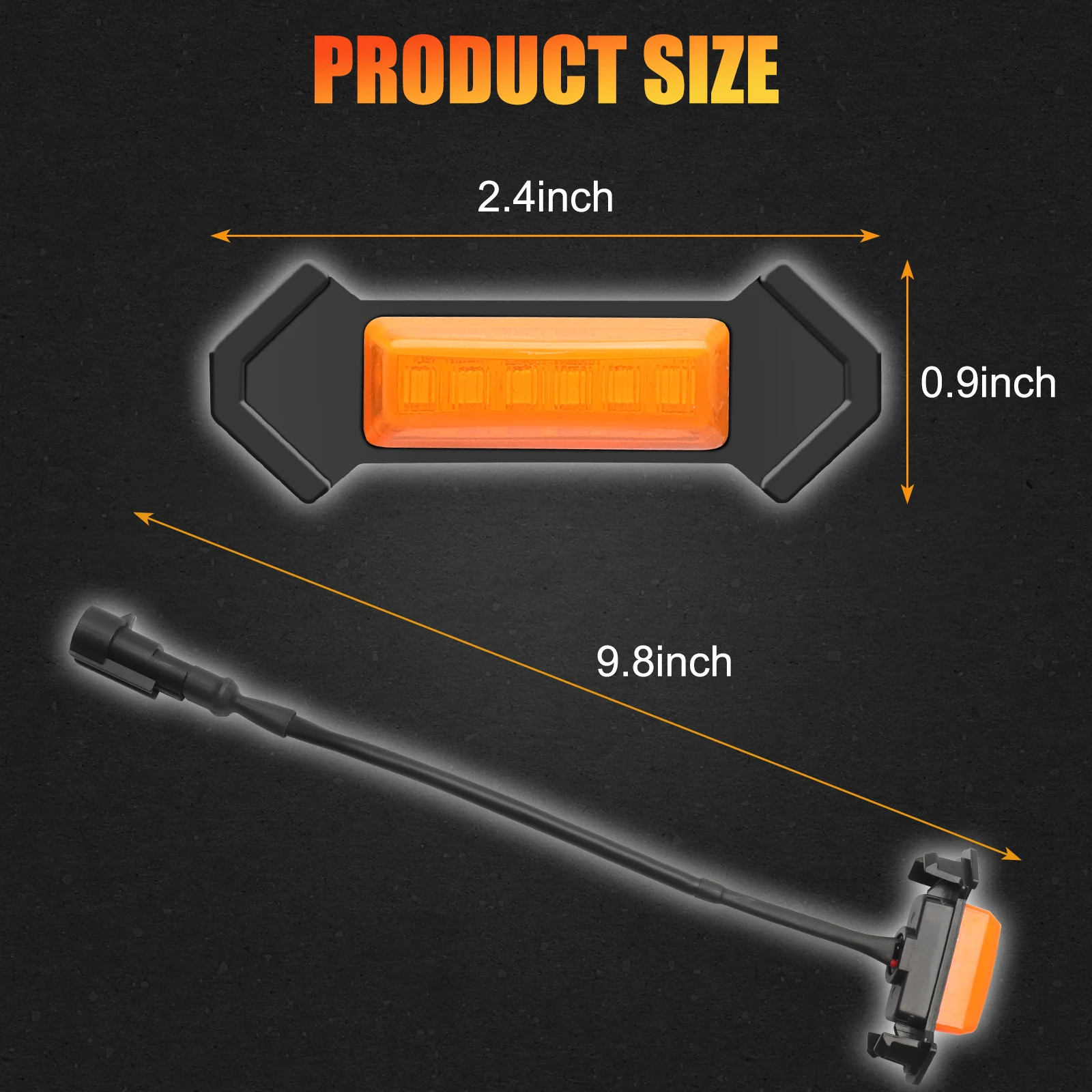 1 مجموعة سيارة LED الجبهة مصبغة ضوء العالمي DRL شواء مصباح إشارة تحذير النهار مصباح جيد الإضاءة لشاحنة على الطرق الوعرة SUV بيك اب