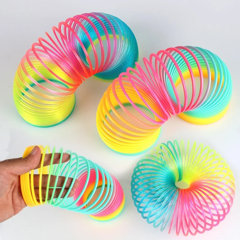 

Цветные волшебные игрушки-прыгуны, настольные игры для детей, антистрессовое волшебное кольцо, весенняя Радуга, настольная игра, детские креативные забавные подарки