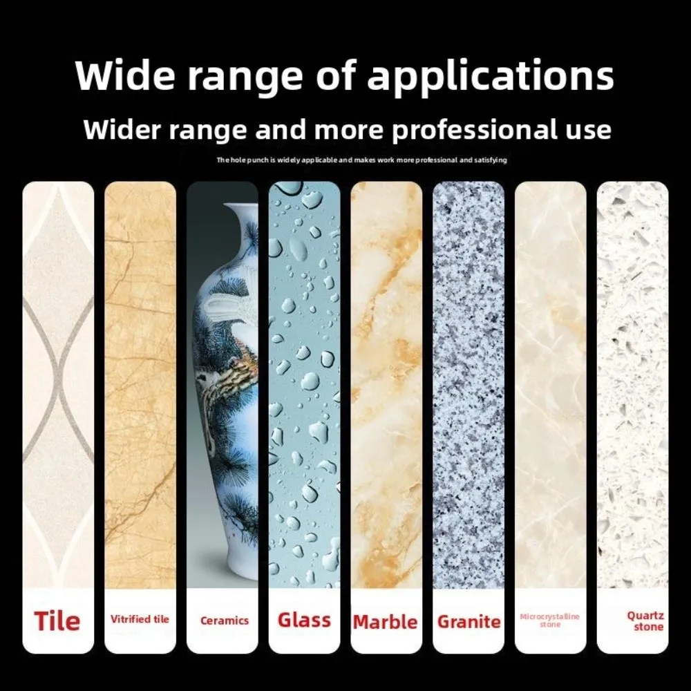 Durable Electroplated Hole Saw Drill Bit Diamond 6-35mm Drill Bits Drilling Crown Wear Resistant Glass Hole Saw Power Tools