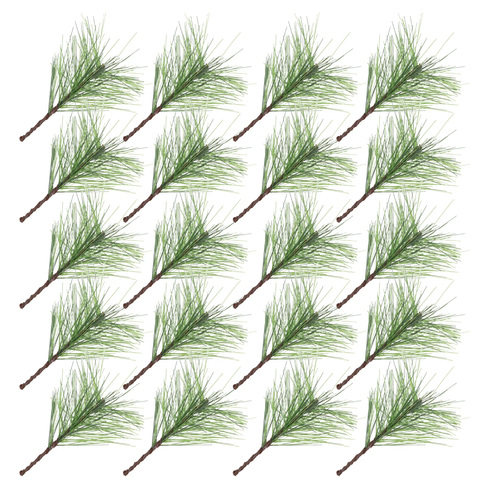 

60pcs Artificial Pine Needles Faux Greenery Stems For Christmas Wreaths Diy Decorations Realistic Pine Branches Faux Cedar Stems