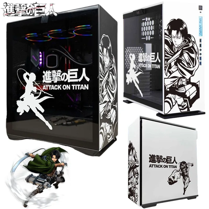 

Атака Титанов аниме Эрен Йегер декоративные наклейки для компьютерных чехлов водонепроницаемые и пылезащитные стеклянные наклейки с ажурным узором