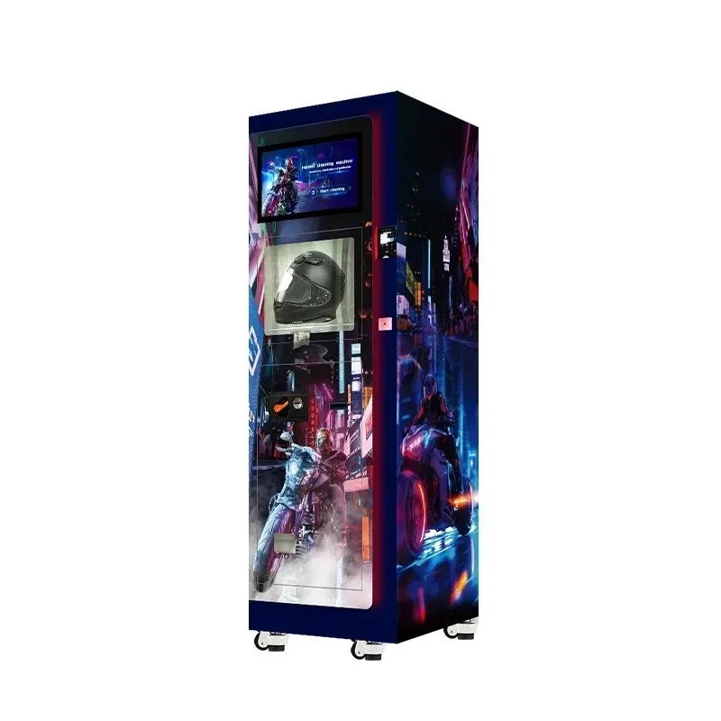 Intelligent automatic motorcycle bicycle helmet cleaning machine high temperature steam disinfection cleaning vending machine