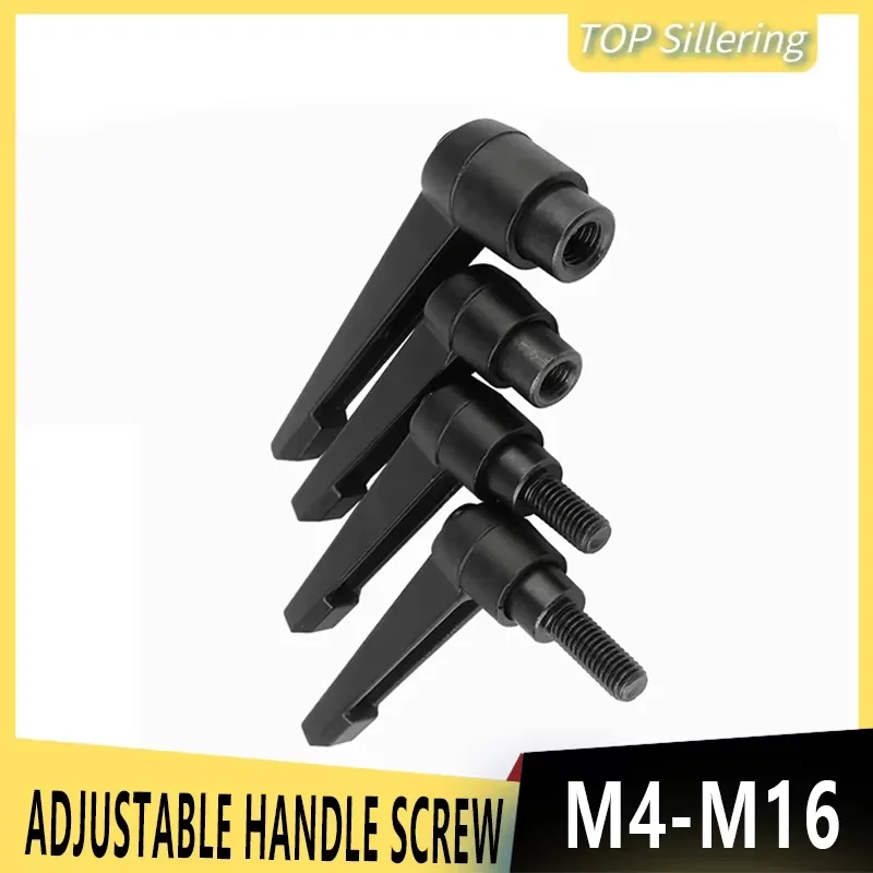 1pcs/lot Clamping Lever Machinery Adjustable Handle Locking External Male Thread Knob Handle Screws Bolt M4 M5 M6 M8 M10 M12 M16