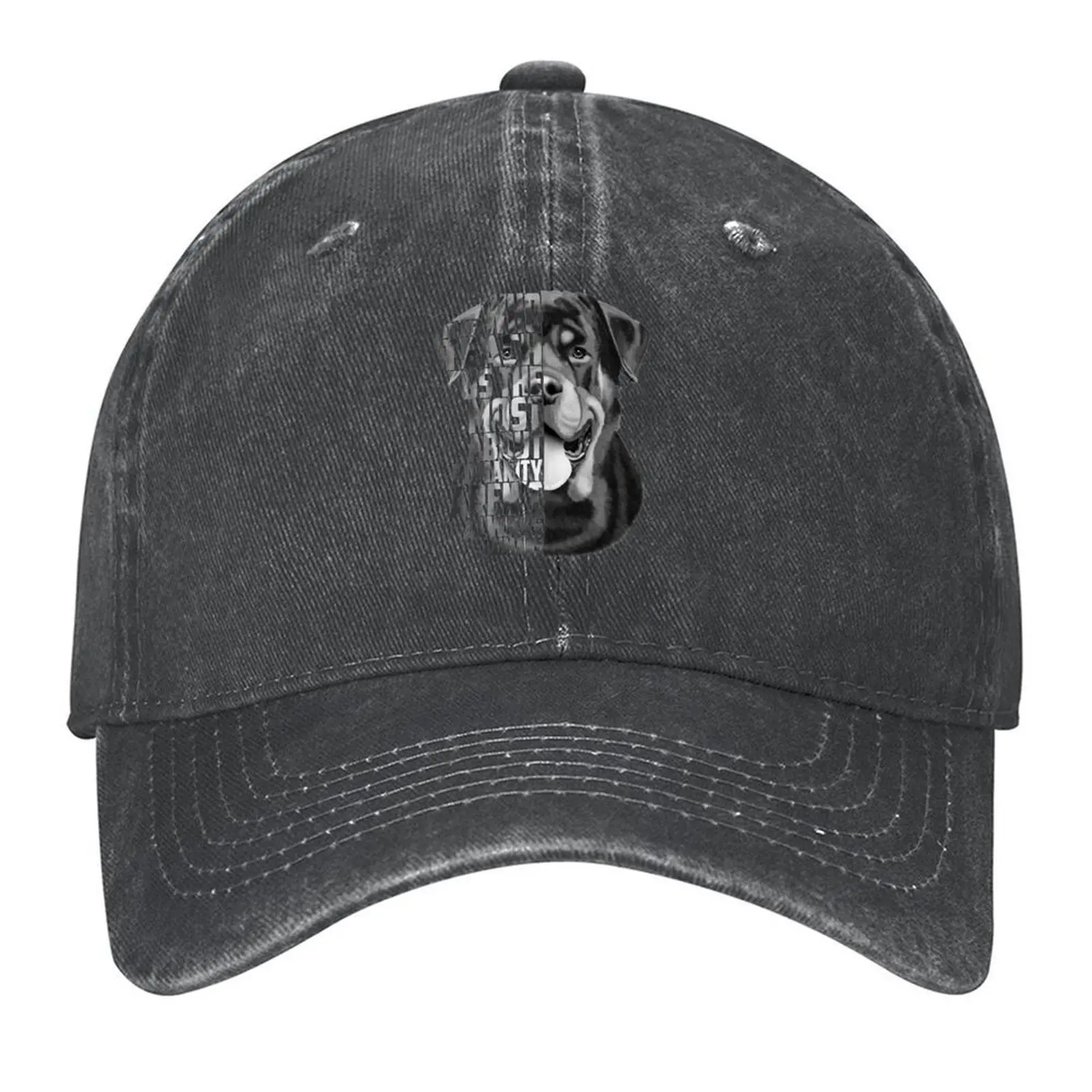 

Rottweiler Quote, Loyalty Quote, Rottweiler Head, Rottweiler Text, Portrait, Dog Quote, Inspirational Qu Baseball Cap