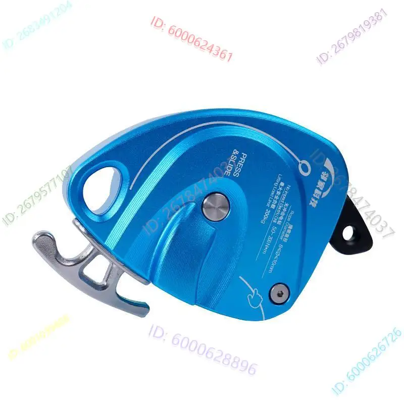 

High-altitude lifting protection climbing rope descending anti-fall and anti-fall device