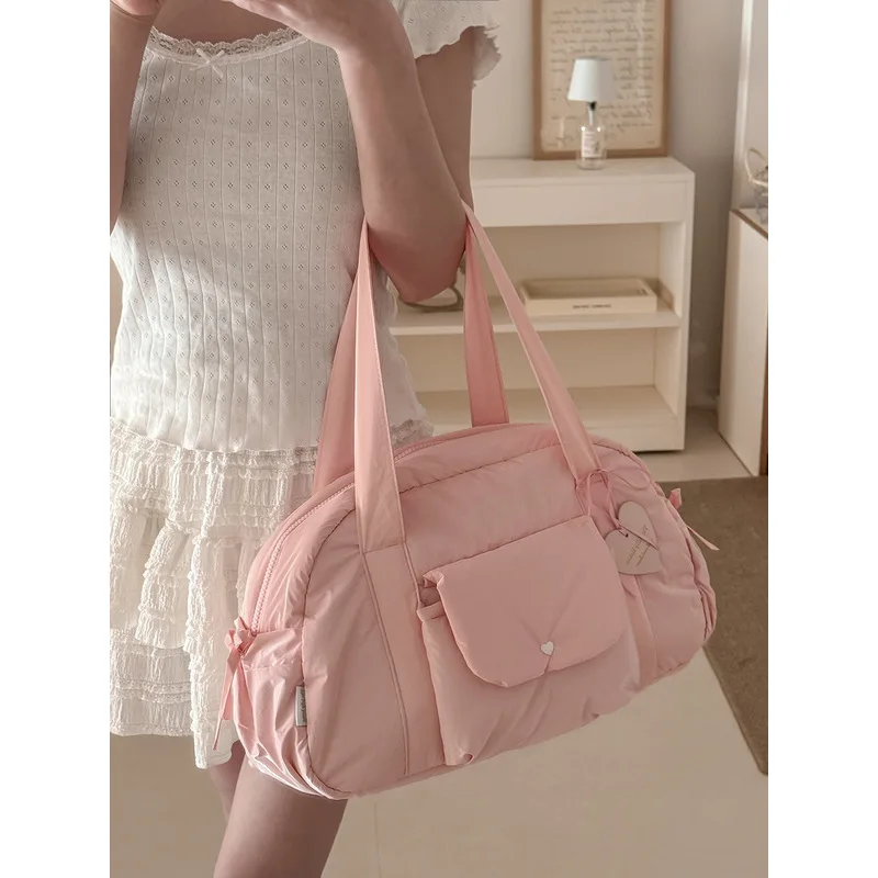 Large Capacity Laptop Shoulder Bag 13 14 Inch Notebook Pouch Lightweight Gym Travel Bag for Short Business Trip Commute