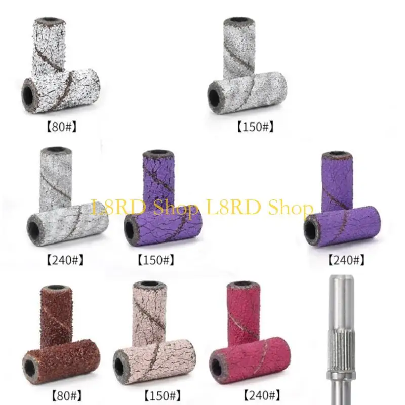 L8rd أظافر الأظافر نطاقات طحن حلقات الرمل لأدوات Manicure آلة الحفر الكهربائية